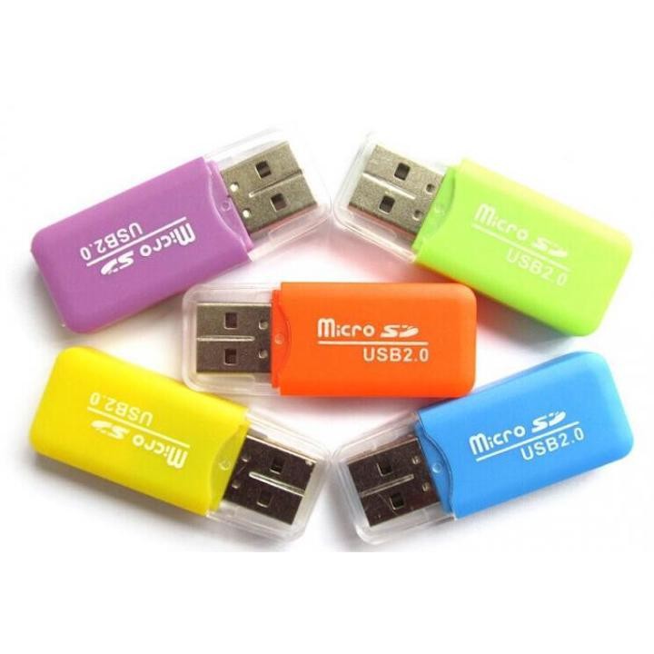 Đầu Đọc Thẻ Nhớ Micro SD Cổng 2.0, Đầu Đọc Mini Tiện Dụng