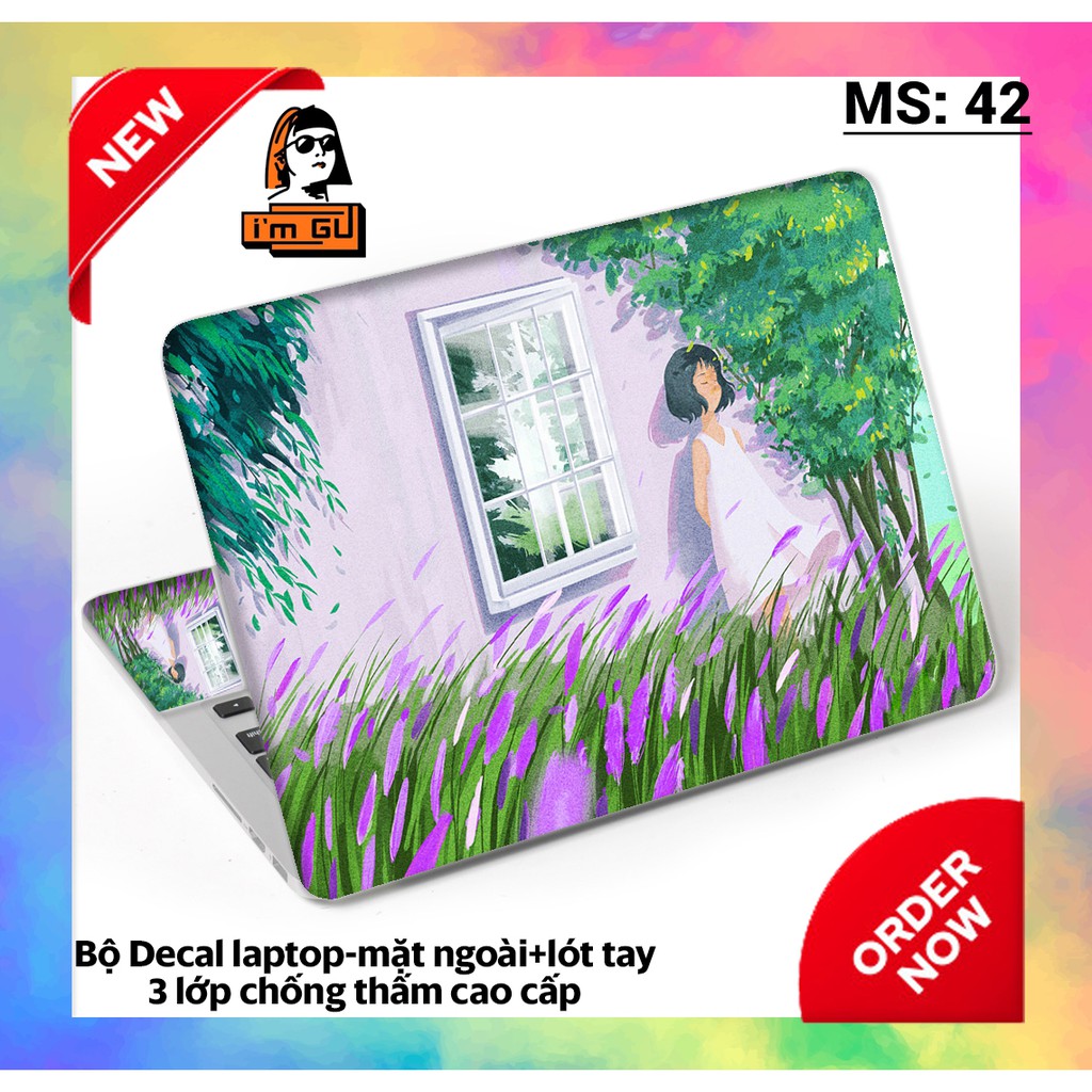 BỘ DECAL CUTE DÁN BẢO VỆ TRANG TRÍ LAPTOP  Decal cao cấp 3 lớp chống thấm TẤT CẢ CÁC DÒNG MÁY MACBOOK/ACER/HP/DELL | BigBuy360 - bigbuy360.vn
