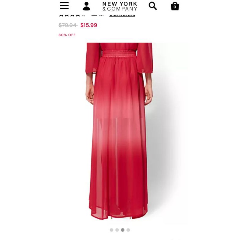 Chân Váy Voan Ombre Maxi Xuất Xịn NY