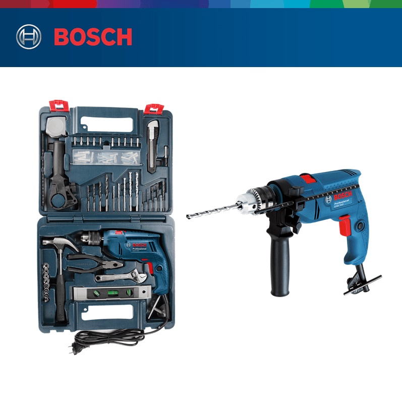 [Mã LIFEMALL9944 giảm 50K đơn 99K] Bộ máy khoan động lực Bosch GSB 550 SET 100 chi tiết