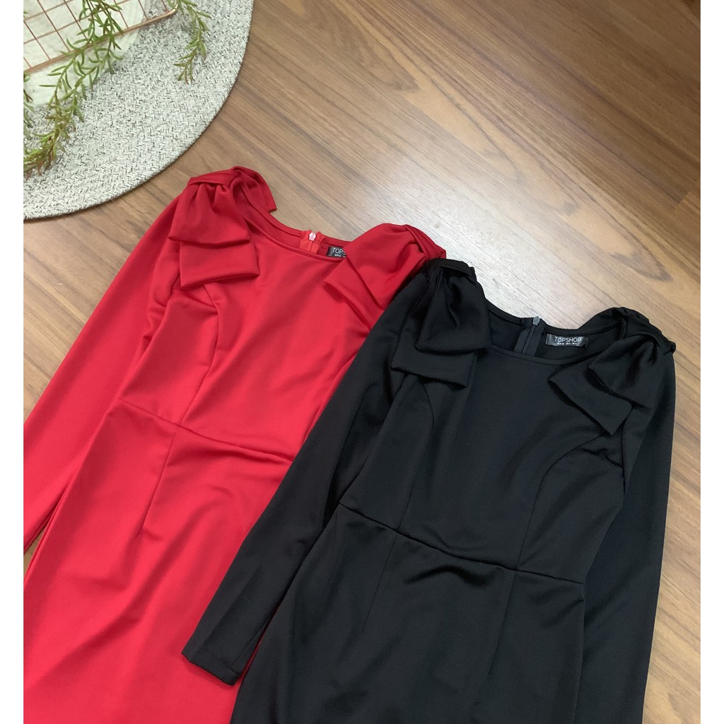 Đầm Nơ Vai Đuôi Cá T opshop