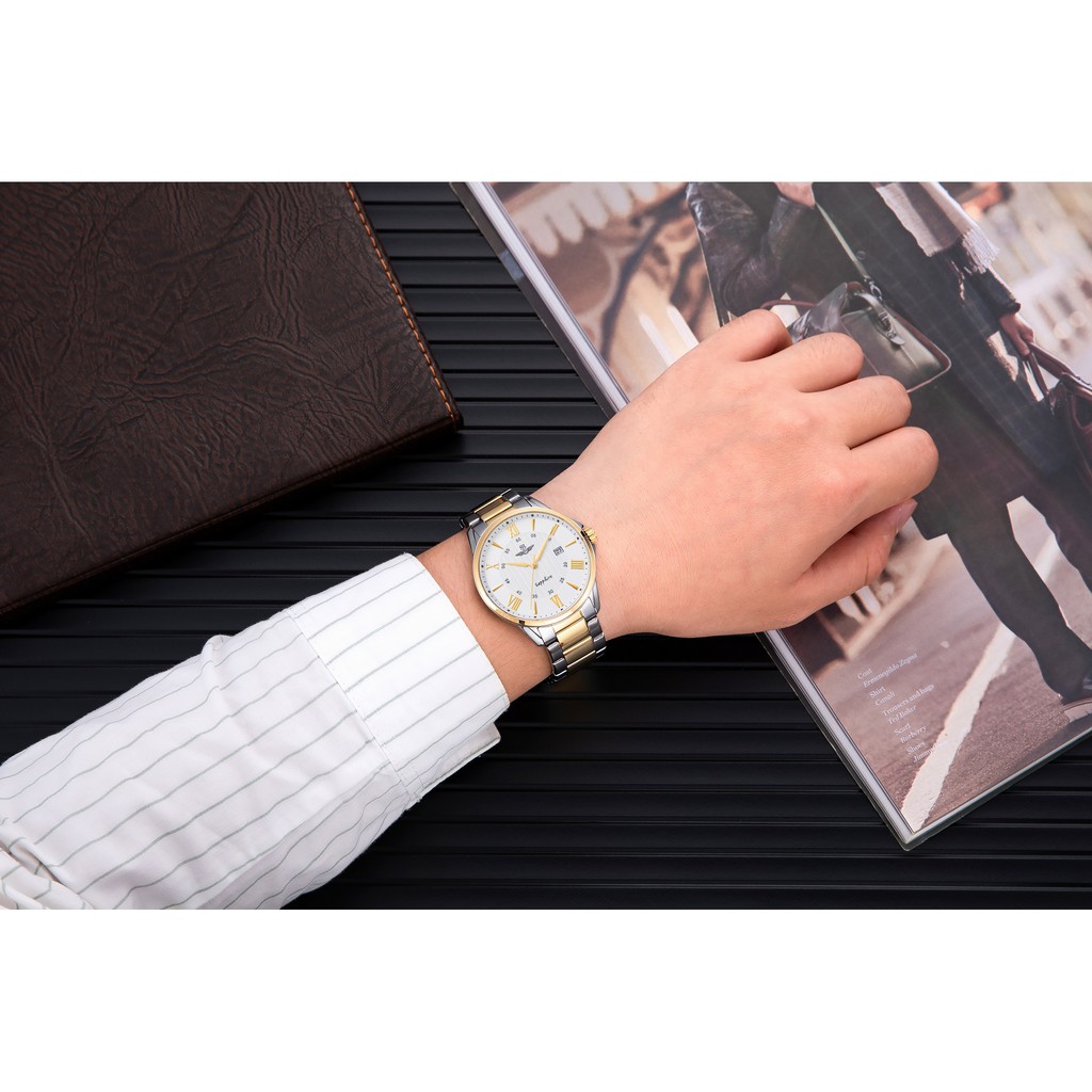 Đồng hồ nam Nữ SRWATCH Chính Hãng SG3006.1202CV và SL3006.1202CV - Dây Kim Loại , Bảo Hành 5 Năm Toàn Quốc