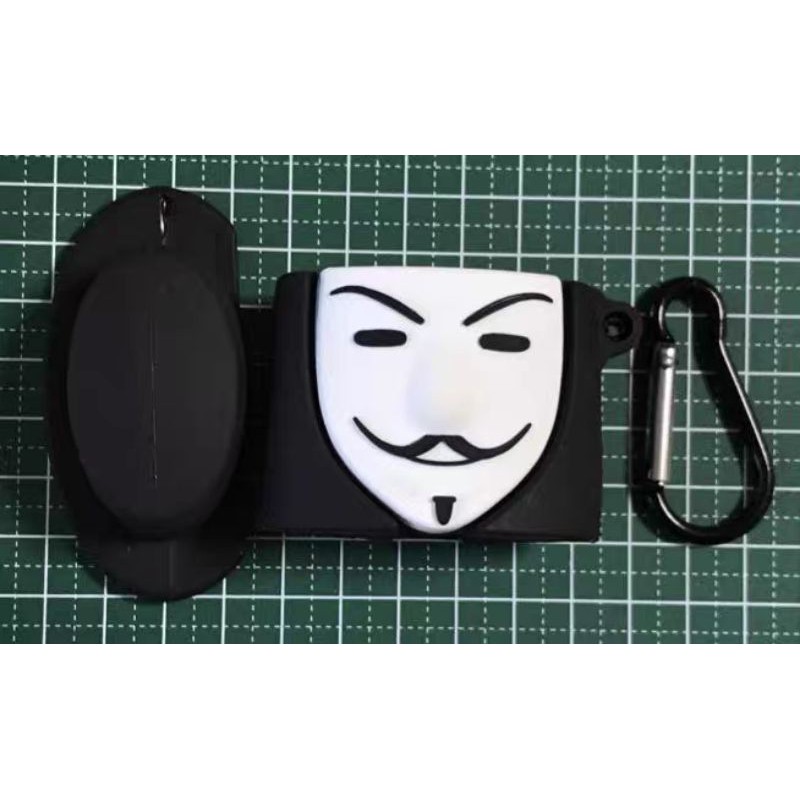 (Order 7 ngày) Case bảo vệ Airpods Pro/1/2 joker / harley quinn/ jigsaw/ mặt nạ hacker halloween venice mask