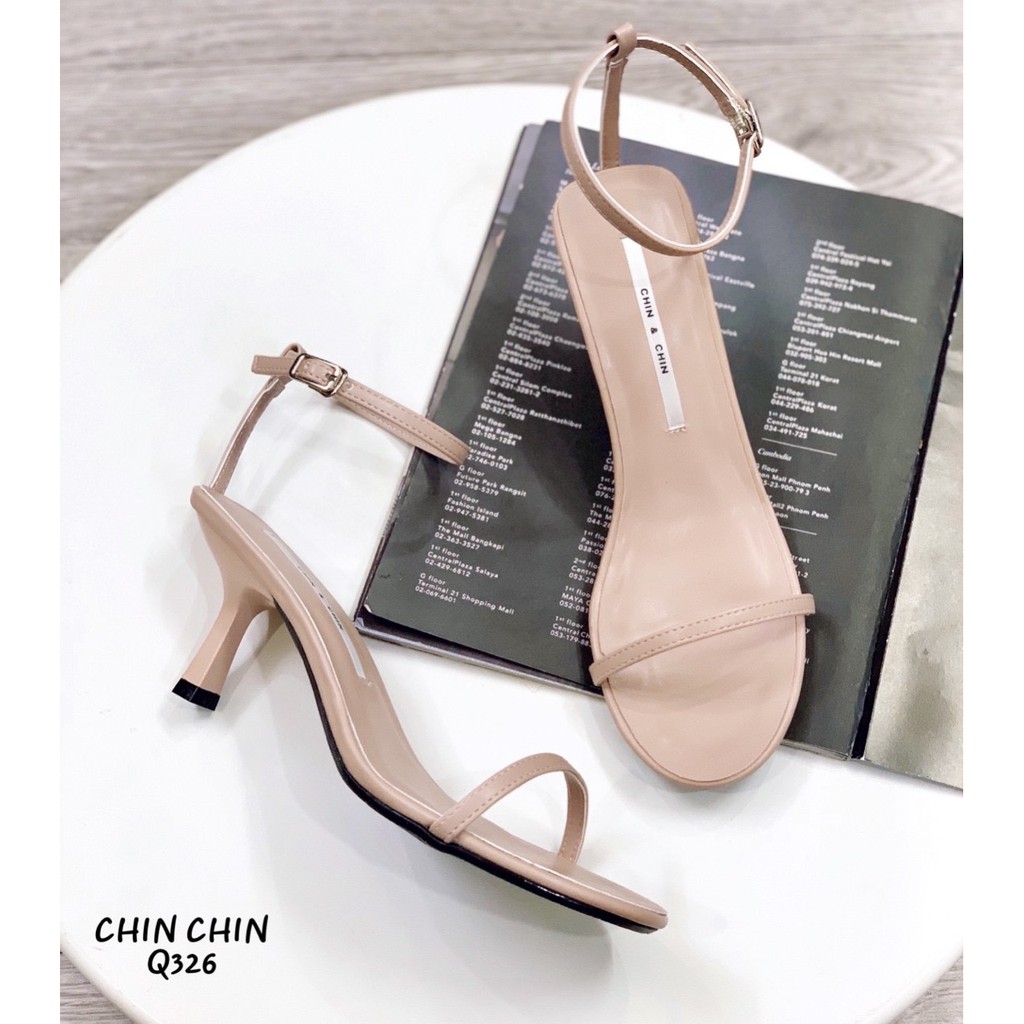GIÀY SANDAL CHIN CHIN QUAI MẢNH ÊM CHÂN CAO 7 CM HÀNG VNXK