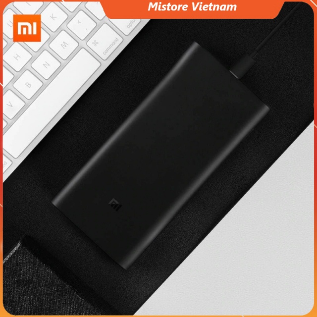 Pin sạc dự phòng Xiaomi Mi PowerBank 3 Pro 20000mAh hỗ trợ sạc laptop 45w cổng TypeC