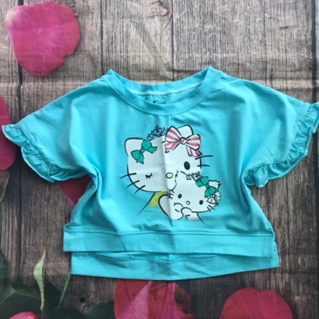 Áo crop thun cotton