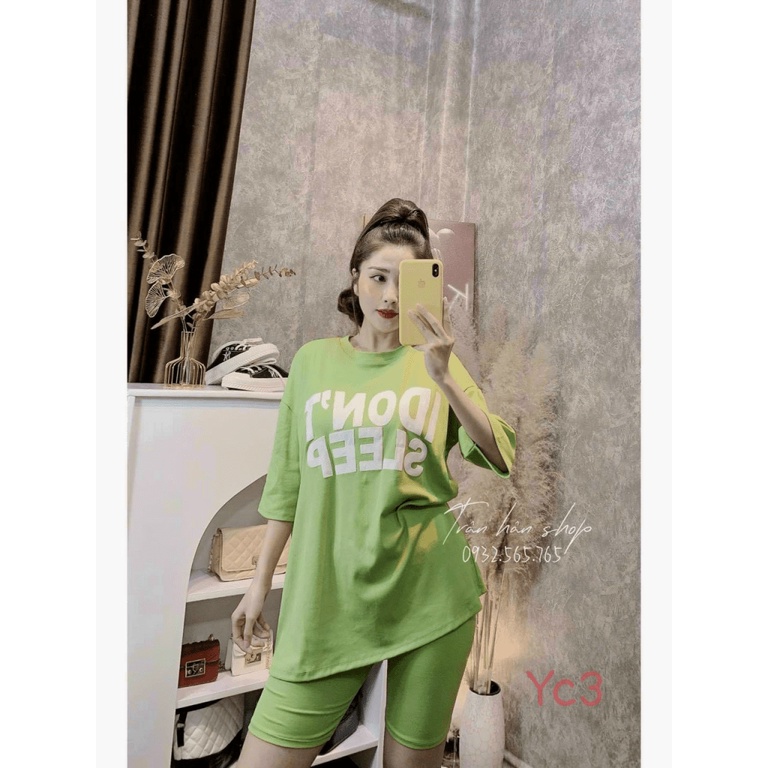 SÉT ĐỒ BỘ LỬNG NỮ CHẤT DA CÁ CO GIÃN DONT SLEEP CỰC HOT