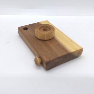 Đồ chơi gỗ máy chụp hình mini 7x5x3cm
