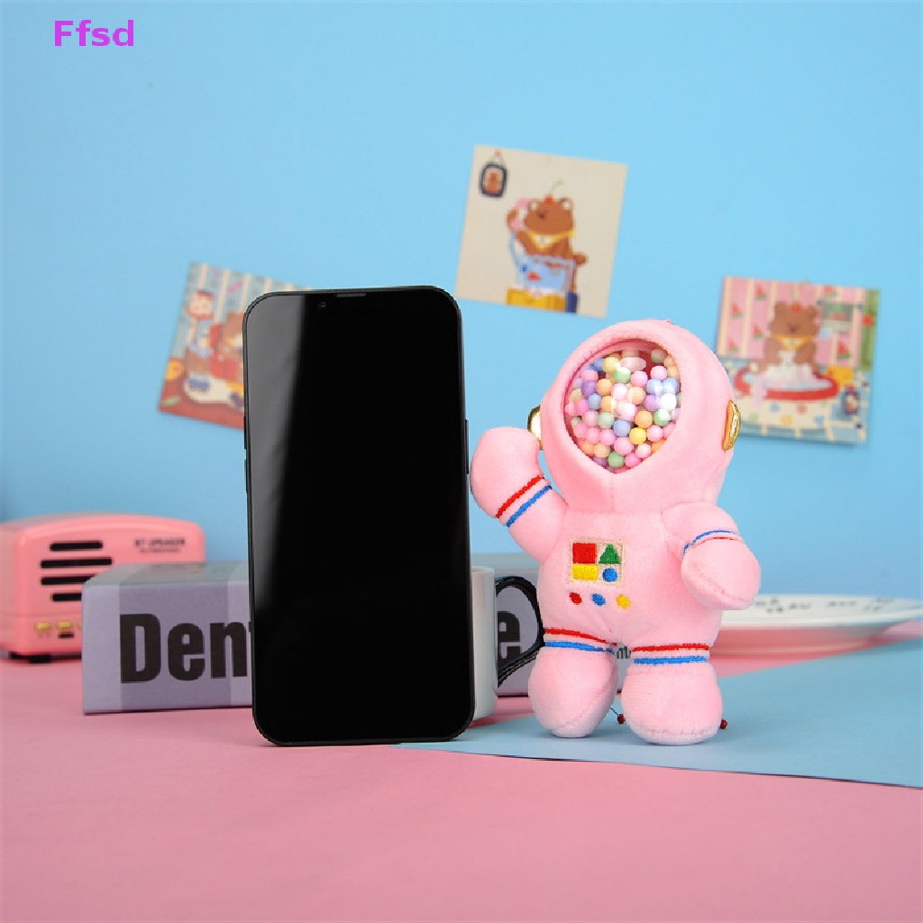 {Ffsd} Thú Nhồi Bông Hình Thỏ Phi Hành Gia Hoạt Hình Đáng Yêu ​Móc Khóa Hình Búp Bê Dễ Thương