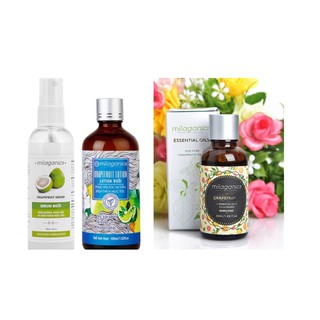 Combo lotion bưởi và serum bưởi 100 ml và tinh dầu bưởi 30ml Milaganics