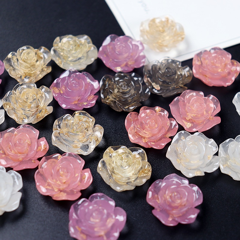 hoa pha lê Resin phụ kiện dép Crocs charm DIY khóa giày crocs jibbitz Nhựa trang sức Phụ kiện trang trí giày crocs nút trang trí điện thoại di động Nắp đậy / Khung ảnh / Cốc nước / Túi Nguyên liệu làm phụ kiện handmade sáng tạo