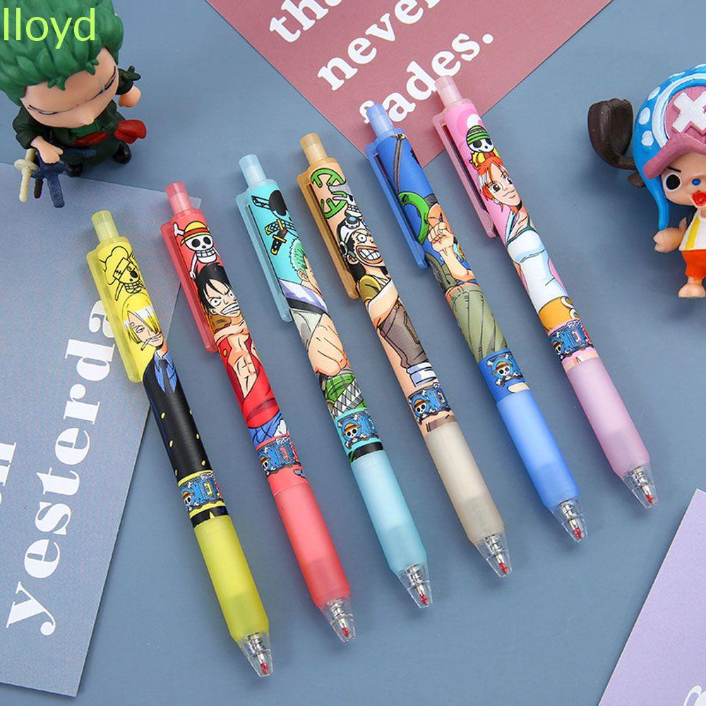 1 Bút Mực Gel Hình Nhân Vật Luffy Sanji Usopp Zoro 0.5mm