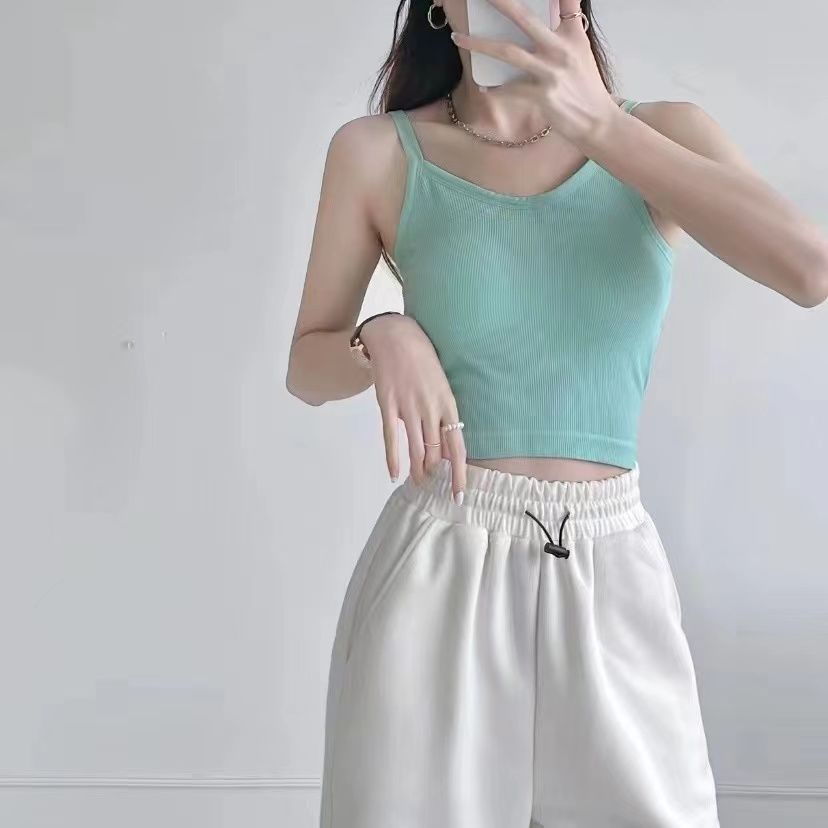 Jiashucheng Áo Lót Ống Mỏng Vừa Vặn Xinh Đẹp Phong Cách Hàn Quốc Chống Chói Cốc Bên Trong