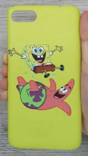 Ốp Lưng Điện Thoại Hình Hoạt Hình Spongebob Dành Cho Iphone 4 5 6 7 8 X Oppo F5 F6 Vivo V9 Samsung A7 A8 A9