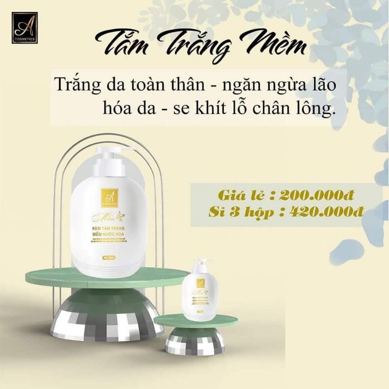 Kem Tắm Trắng Mềm Nước Hoa Acosmetics Chính Hãng