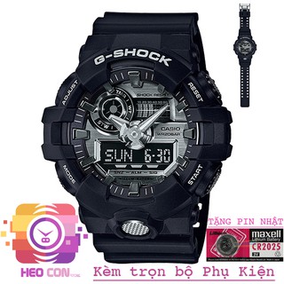 Đồng hồ Thể Thao Nam Nữ G-Shock GA-710-1ADR Đen Mặt Xám Full Phụ Kiện (Có Video SP thực tế)