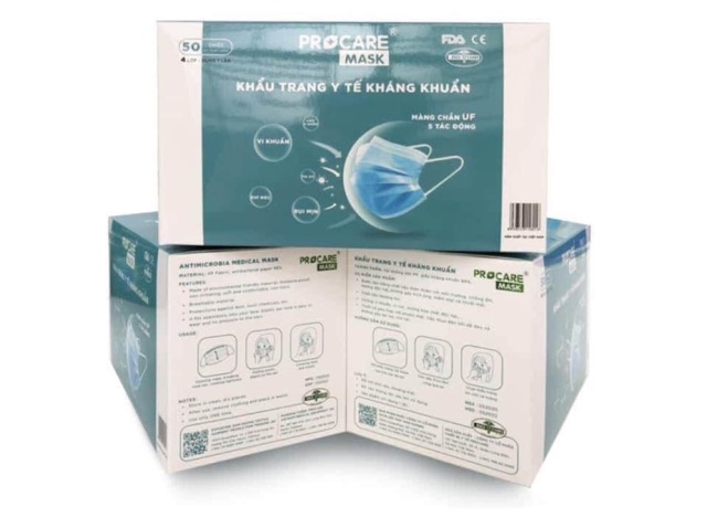 Hộp Khẩu Trang Y Tế 4 Lớp,Hộp 50 Chiếc Tác Dụng Kháng Khuẩn,Lọc Khói Bụi Độc Hại..[HÀNG CÓ SẴN] | BigBuy360 - bigbuy360.vn