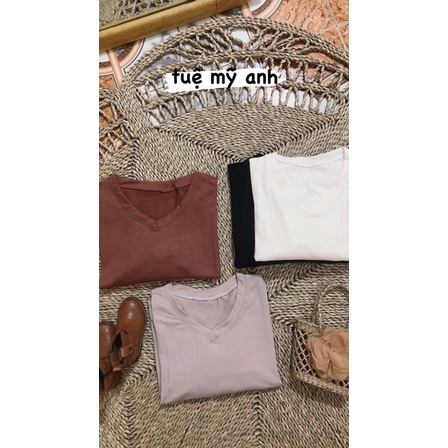 GIÁ HỦY DIỆT - ÁO LEN MÙA ĐÔNG NỮ - ÁO LEN CỔ TIM NỮ TAY BỒNG MÀU TRƠN | BigBuy360 - bigbuy360.vn