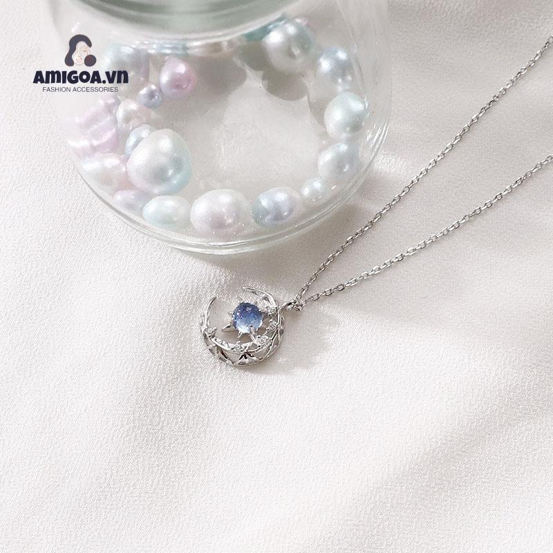 Vòng cổ Hình Mặt Trăng Ngôi Sao Thời Trang Cho Nữ