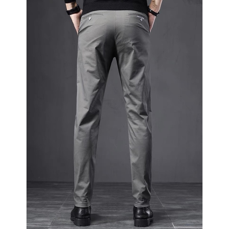 Quần dài kaki nam slimfit chất đẹp, dáng ôm gọn, đứng form QK01