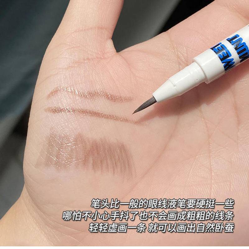 Phấn Mắt Kiêm Bút Kẻ Mắt Dạng Lỏng Chống Thấm Nước Sử Dụng Kép Cho Người Mới Bắt Đầu
