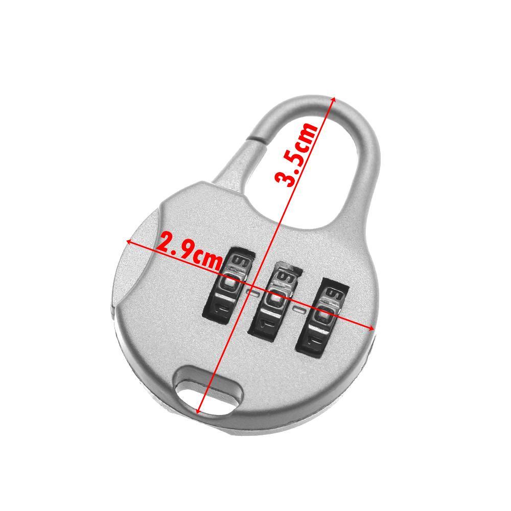 YOLA 1 Ổ Khóa Mật Khẩu 3 Số Mini Bảo Vệ Vali Du Lịch