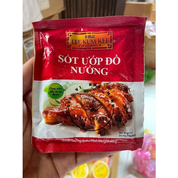 SỐT ƯỚP ĐỒ NƯỚNG LEE KUM KEE GÓI 45GR