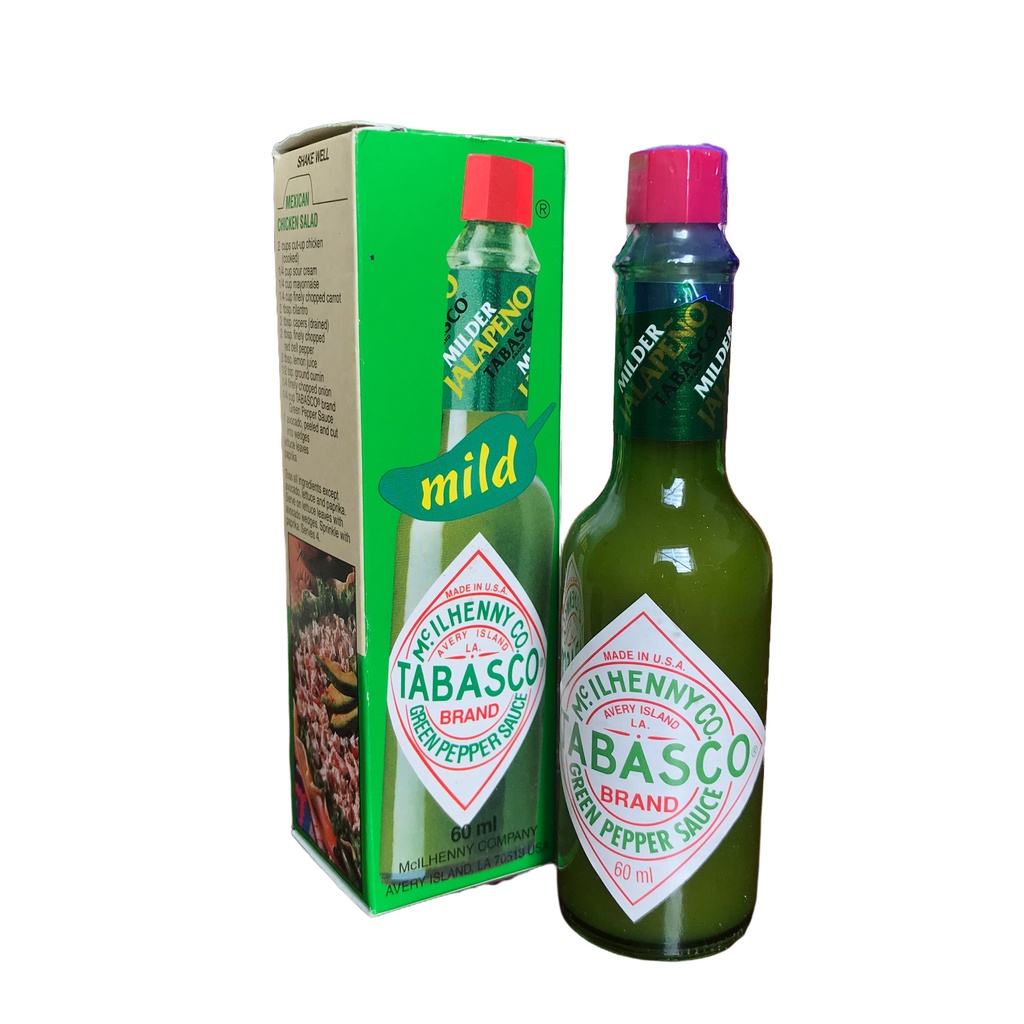Sốt Ớt Xanh Hiệu Tabasco 60ml HSD 2024
