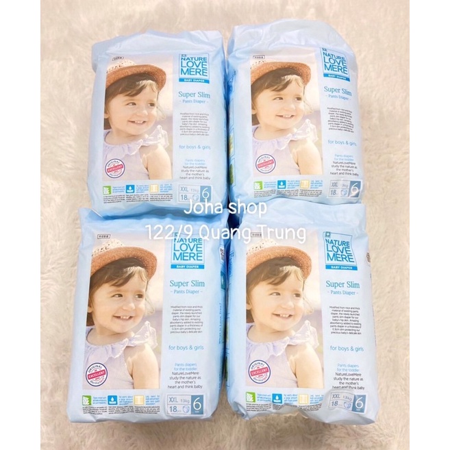 🍃🌿 Bỉm 𝐍𝐚𝐭𝐮𝐫𝐞 𝐋𝐨𝐯𝐞 𝐌𝐞𝐫𝐞 với dòng bỉm Super Slim siêu mát-mỏng-mịn đến từ Hàn quốc
