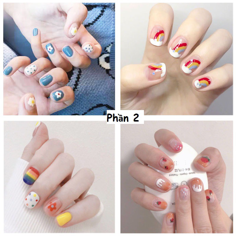 [TẶNG DŨA MÓNG] Nail wraps dán móng tay 80 mẫu siêu xinh siêu rẻ (phần 2)