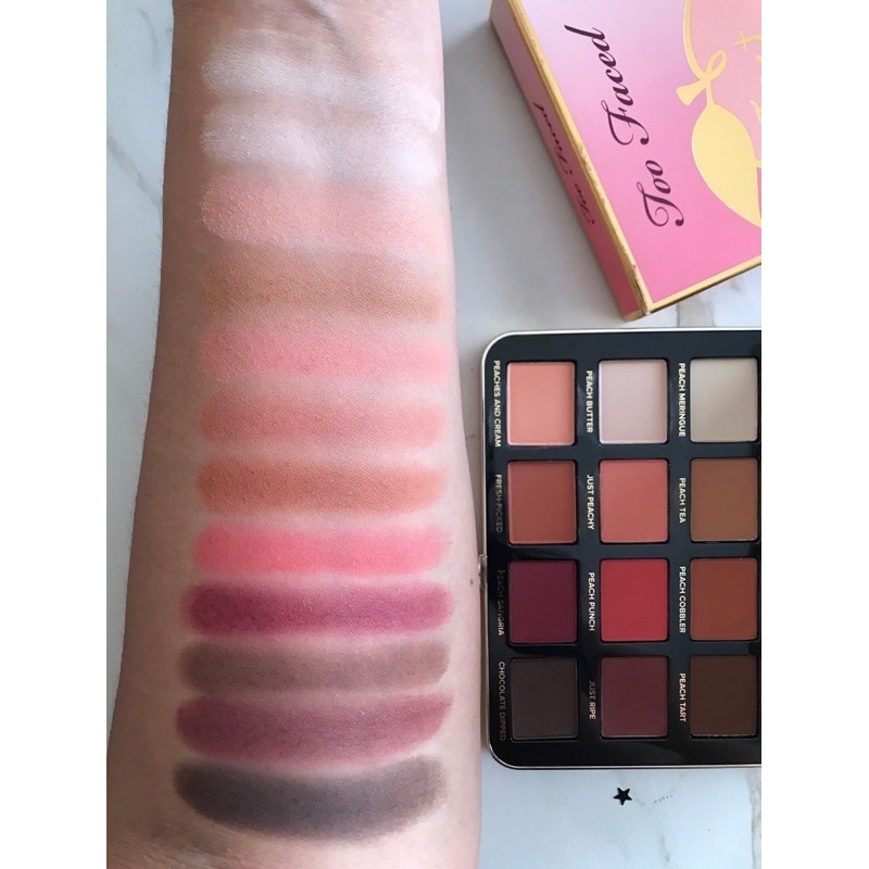 Bảng mắt 12 màu TOO FACED JUST PEACHY