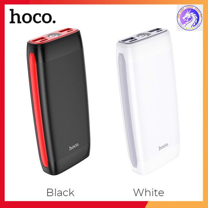 Pin Dự Phòng Hoco J64 10000 MAH 2 Cổng USB 2.0A Có Đèn Led Chiếu Sáng Tương Thích Nhiều Thiết Bị