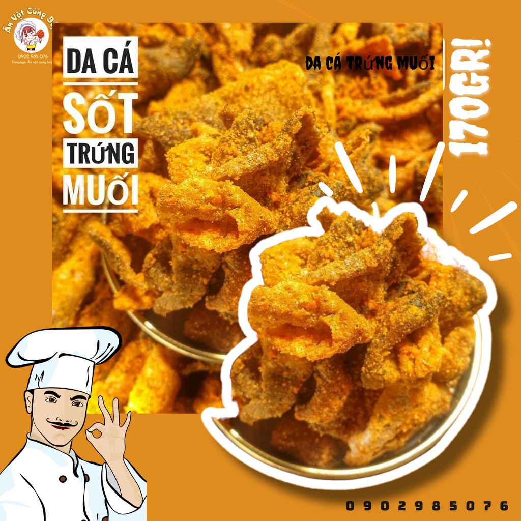 DA CÁ SẤY TRỨNG MUỐI HỘP 250G đồ ăn vặt Sài thành, vừa ngon vừa rẻ