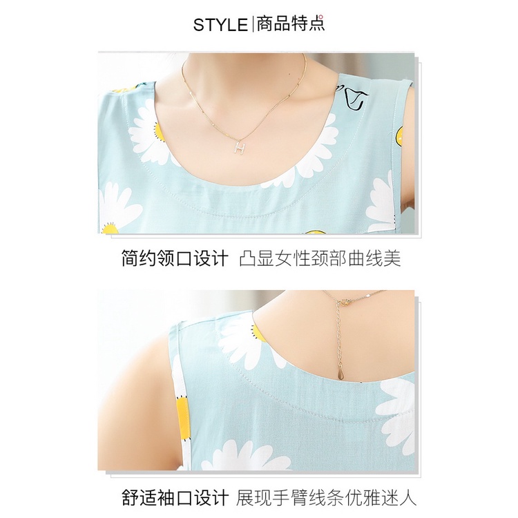 bigsize trung niên đầm bigsize đầm lụa bigsize nữ set áo bigsize nữ set bigsize nữ áo quần  sét bigsize nữĐầm Ngủ Cotton Lụa Tay Ngắn Thời Trang Mùa Hè Cho Phụ Nữ Trung Niên bigsize trang chủ Đồ ngủ không tay set bigsize nữ  set bigsiz