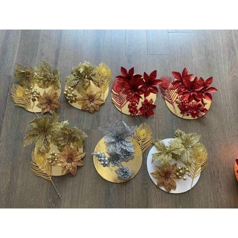 [FREESHIP] SET Phụ Kiện Làm Tháp Lễ, Trang Trí Bánh Kẹo, Đồ Thờ Kèm Đế Tròn ( kèm ảnh thật )
