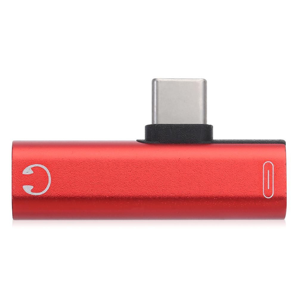 Đầu Chuyển Đổi Âm Thanh Loại C 2 Trong 1 Giắc Cắm 3.5mm