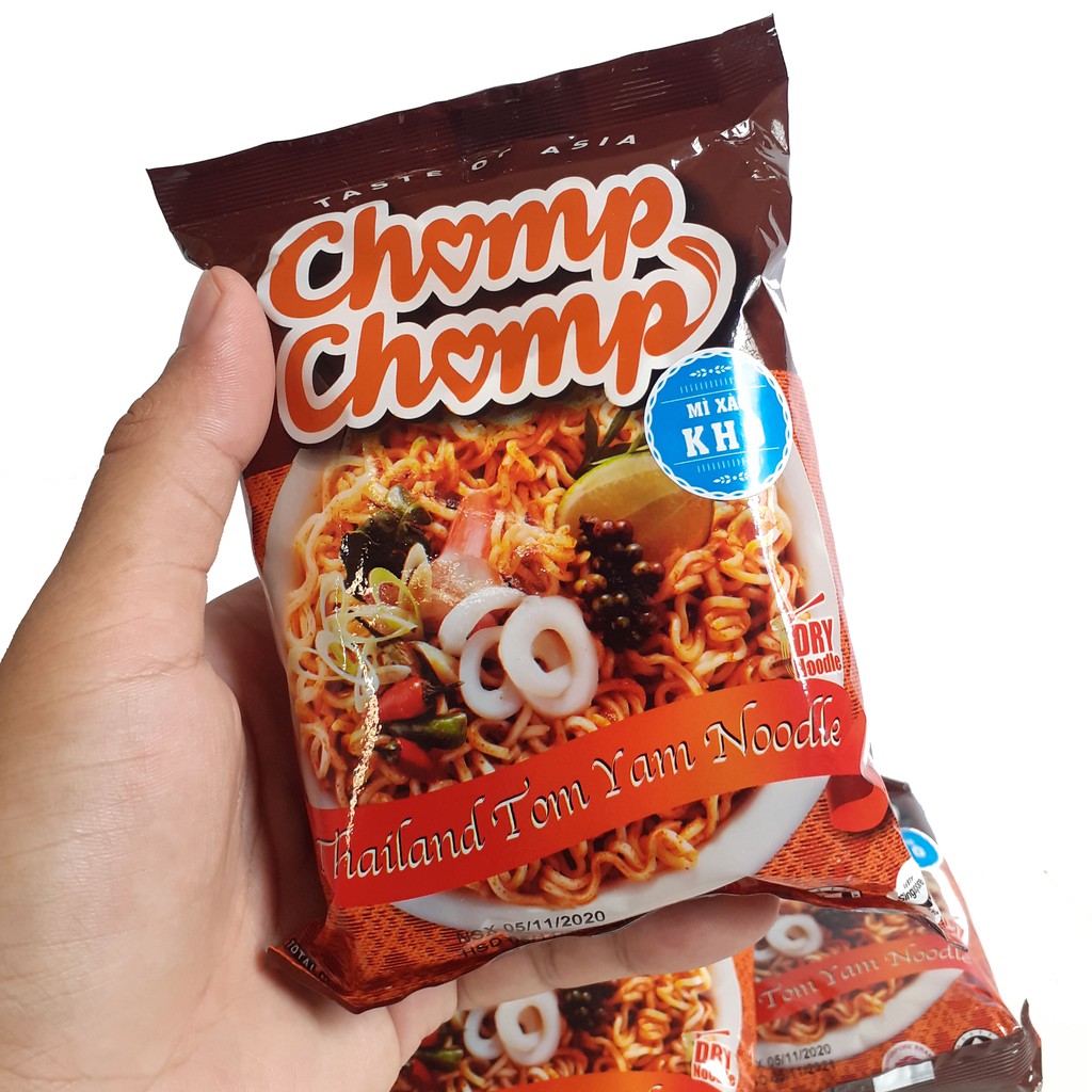 Mì Chomp Chomp - Vị Tôm Yam kiểu Thái Lan, gói 80gram, nhập khẩu 100% | BigBuy360 - bigbuy360.vn
