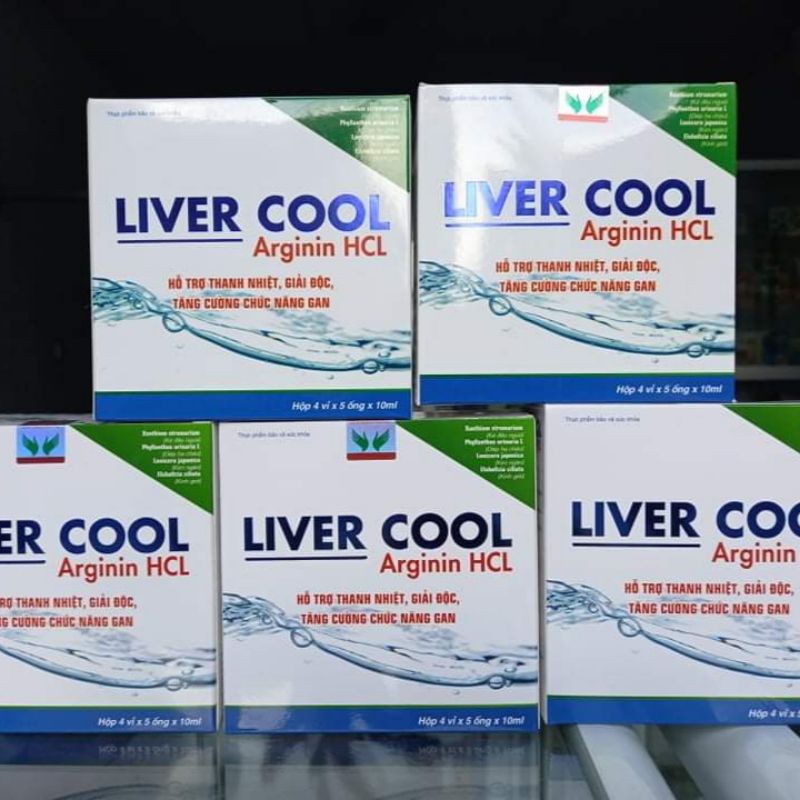 LIVER COOL hộp 15 ống - Hộ trợ thanh nhiệt, giải độc, mát gan, tăng cường chức năng gan giảm ngứa, mụn nhọt