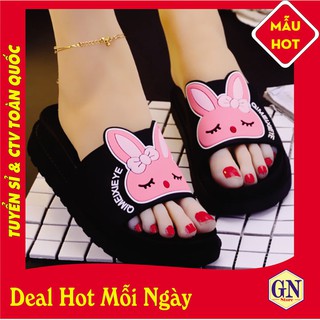 Dép Nữ, Dép Quai Ngang Nữ Đi Trong Nhà Tay Mèo Cao Cấp
