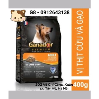 400g Ganador adult vị thịt cừu & gạo Lamb & Rice - Thức ăn cho chó trưởng thành