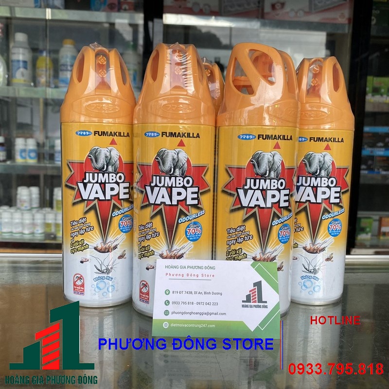 Bình xịt muỗi và côn trùng jumbo vape