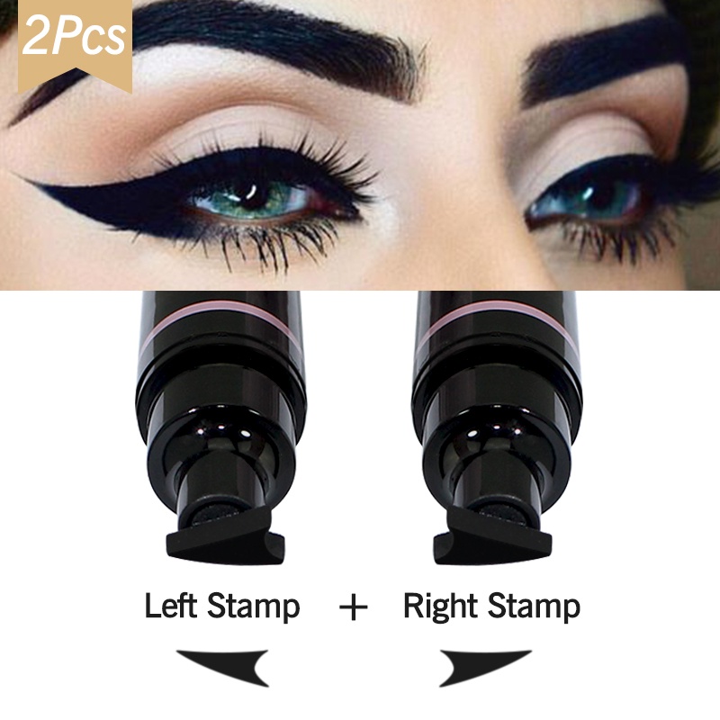Set 2 mỹ phẩm KIMUSE gồm gel kẻ mày và kẻ mắt hai đầu chống nước lâu trôi với 5 màu tùy chọn