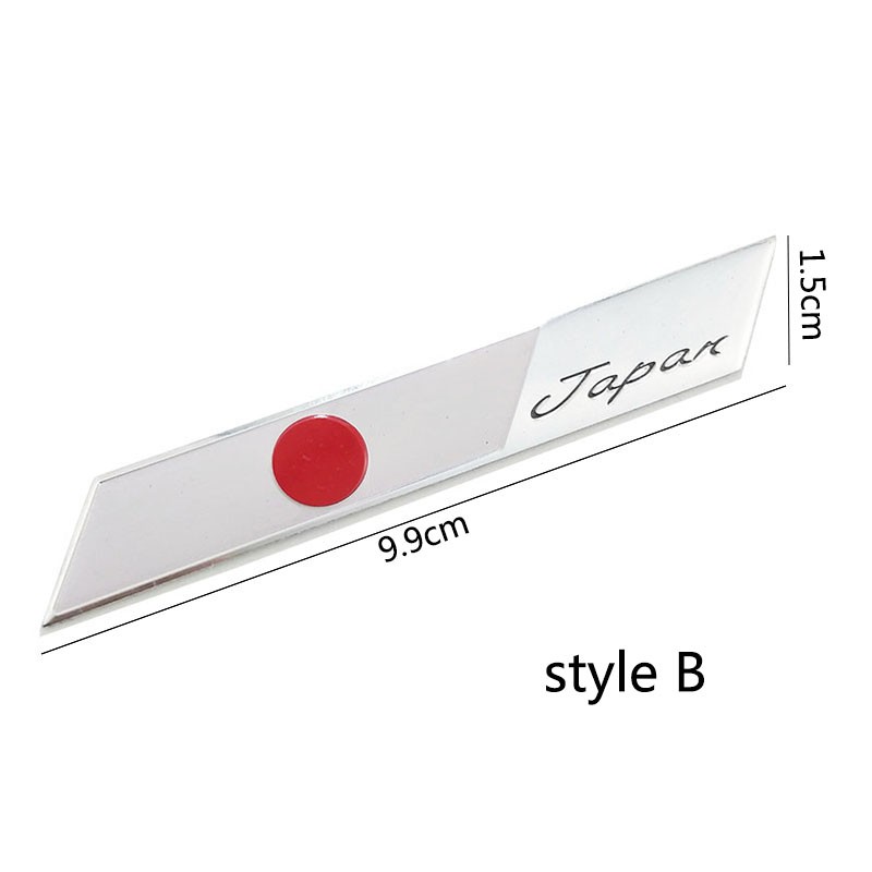 Decal dán trang trí xe hơi hình lá cờ Nhật Bản 3D | BigBuy360 - bigbuy360.vn
