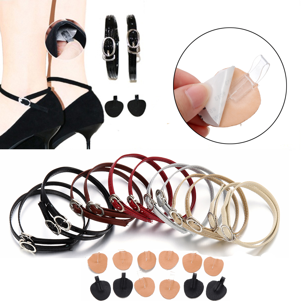 Dây da buộc giày cao gót nhiều màu chống trượt tùy chọn