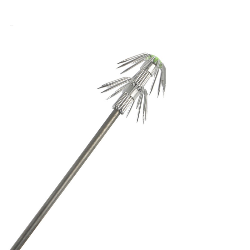 Bộ 10 Móc Câu Cá Bằng Thép Không Gỉ Hai Lớp Hình Mực