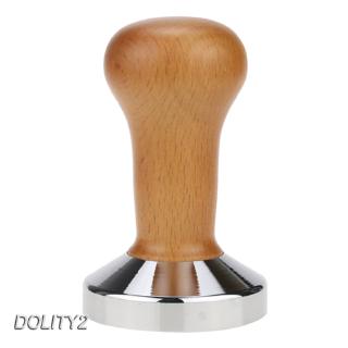 [Dolity2] Dụng cụ ép hạt cà phê không gỉ có đế tay cầm