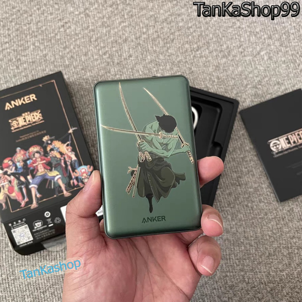 Pin Dự Phòng Anker x One Piece Zoro 5.000mAh Magsafe Cho iPhone 12 - A9513