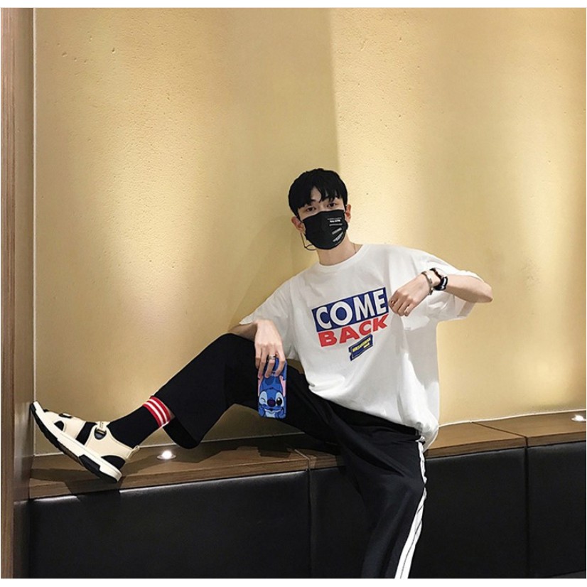 Áo phông nam nữ form rộng tay lỡ unisex Come Back 2 màu trắng đen siêu đẹp - áo thun tay lỡ hàn quốc oversize ulzzang