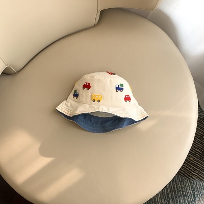 Nón Vành Tròn Bằng Vải Cotton Thời Trang Dễ Thương Cho Bé