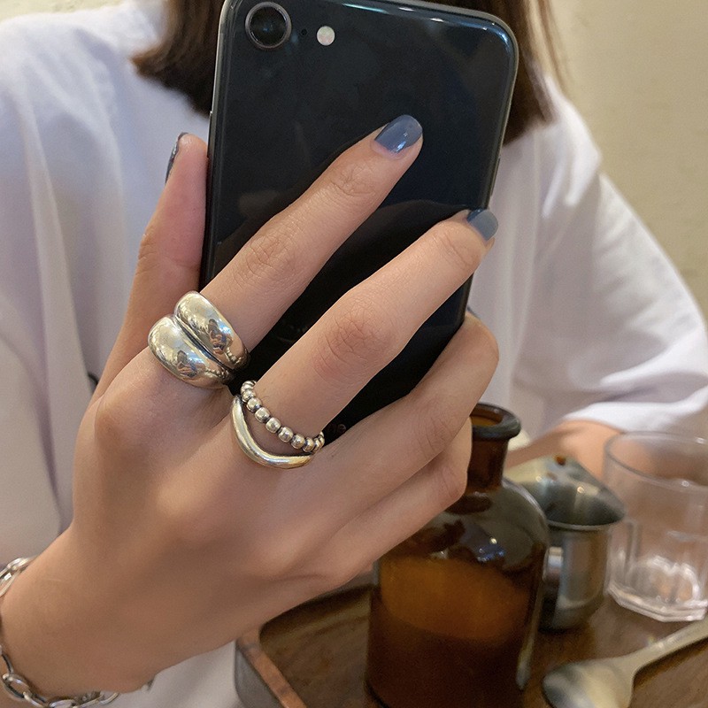 Nhẫn Trang Sức Thiết Kế Đơn Giản Sáng Tạo C26